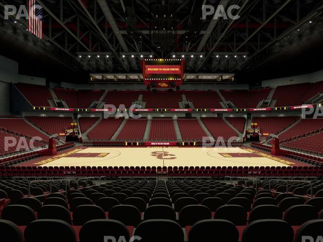 Galen Center - Section 104 Seat View