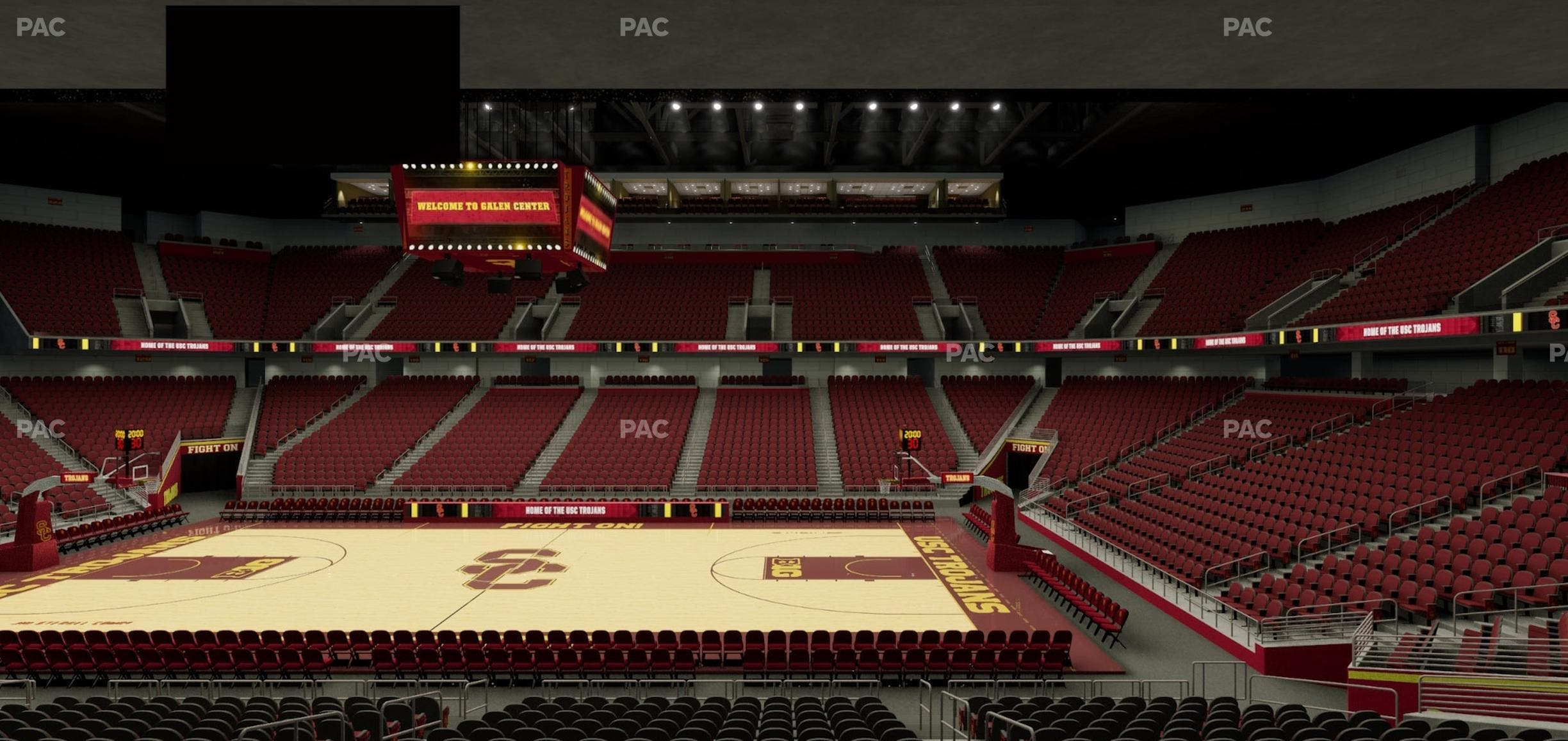 Galen Center - Section 105 Seat View