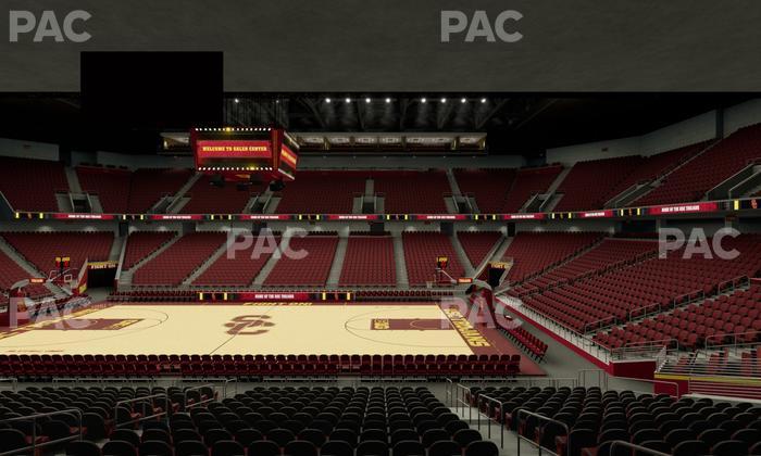 Galen Center - Section 105 Seat View
