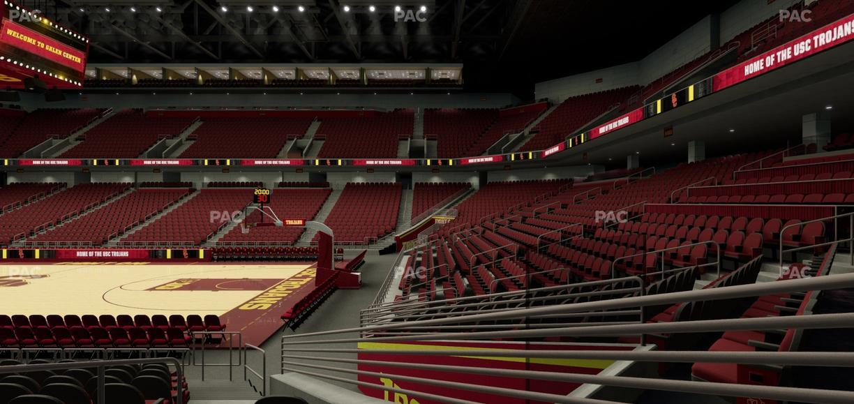 Galen Center - Section 107 Seat View
