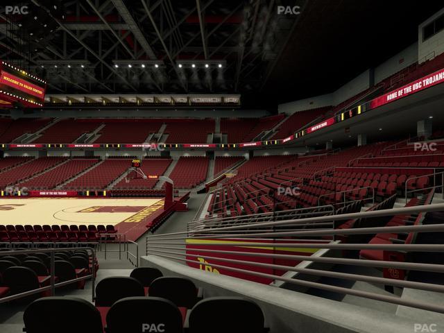 Galen Center - Section 107 Seat View