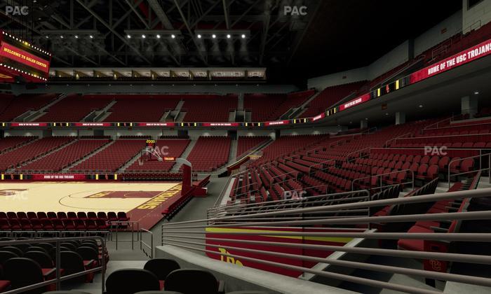 Galen Center - Section 107 Seat View