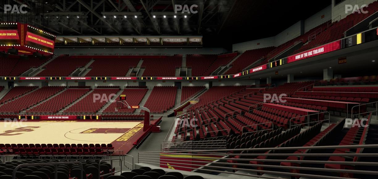 Galen Center - Section 107 Seat View