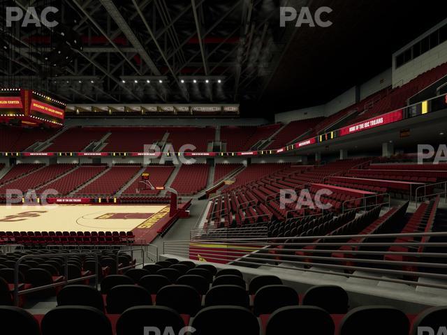 Galen Center - Section 107 Seat View