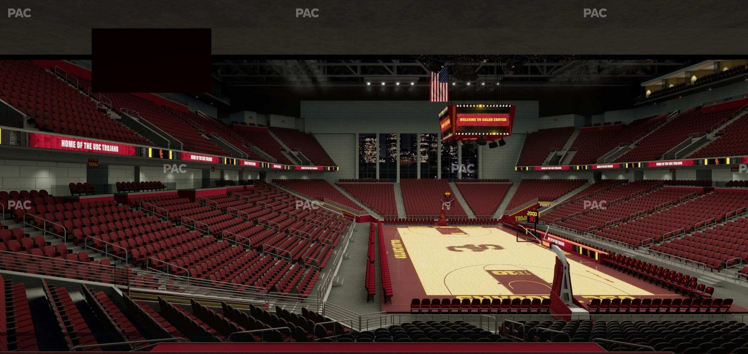 Galen Center - Section 109 Seat View