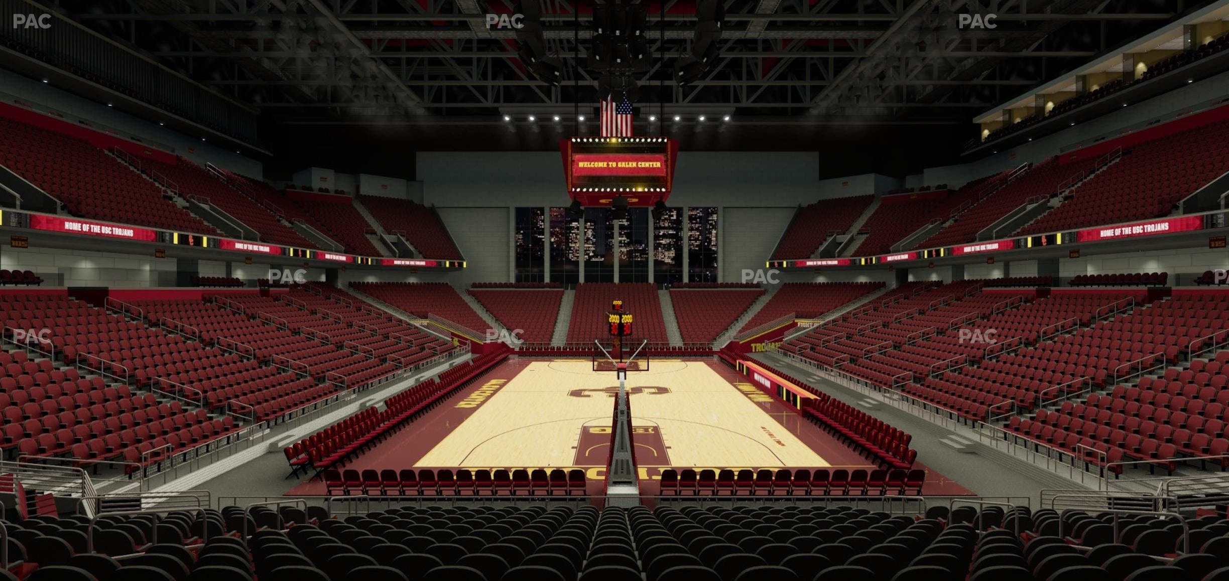 Galen Center - Section 110 Seat View