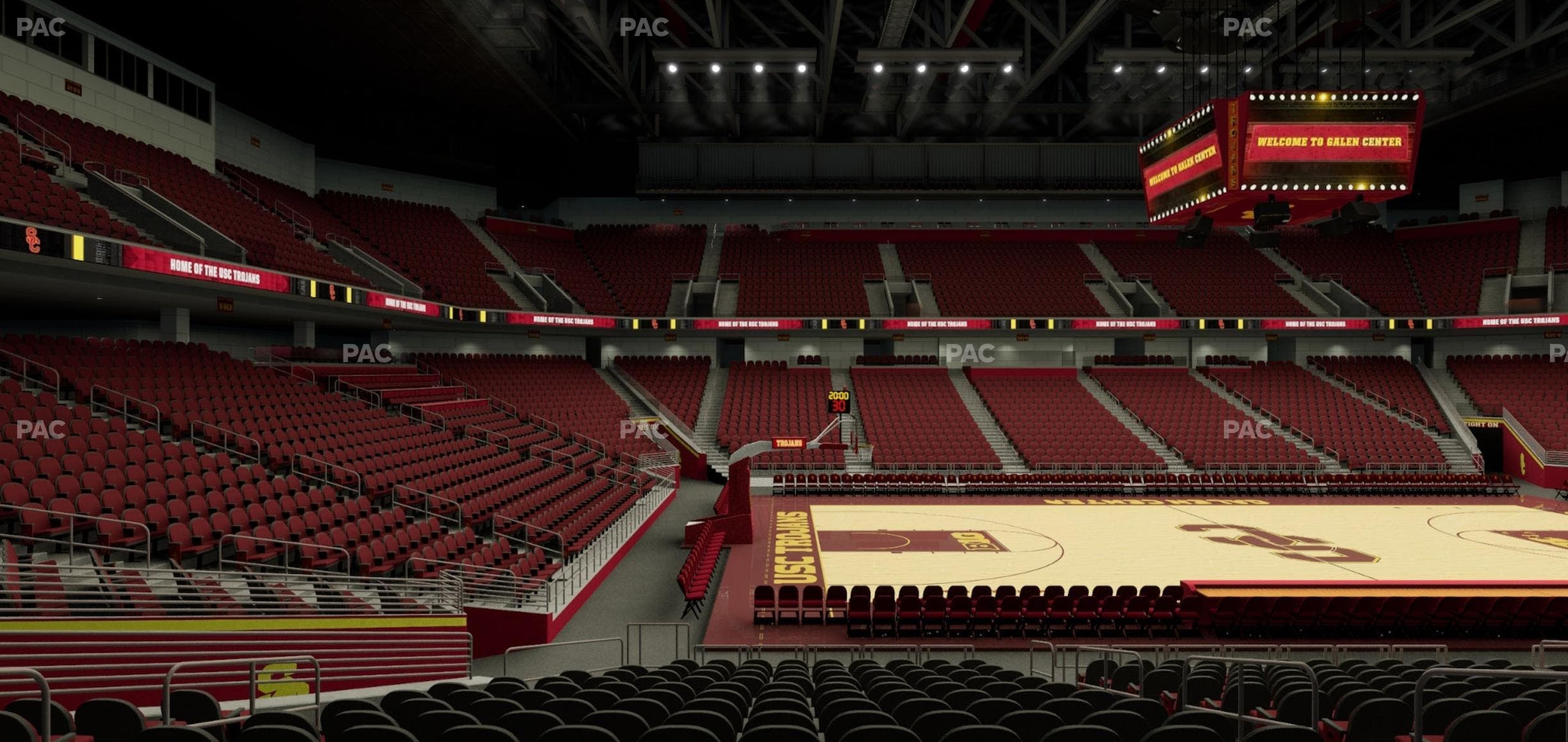 Galen Center - Section 114 Seat View