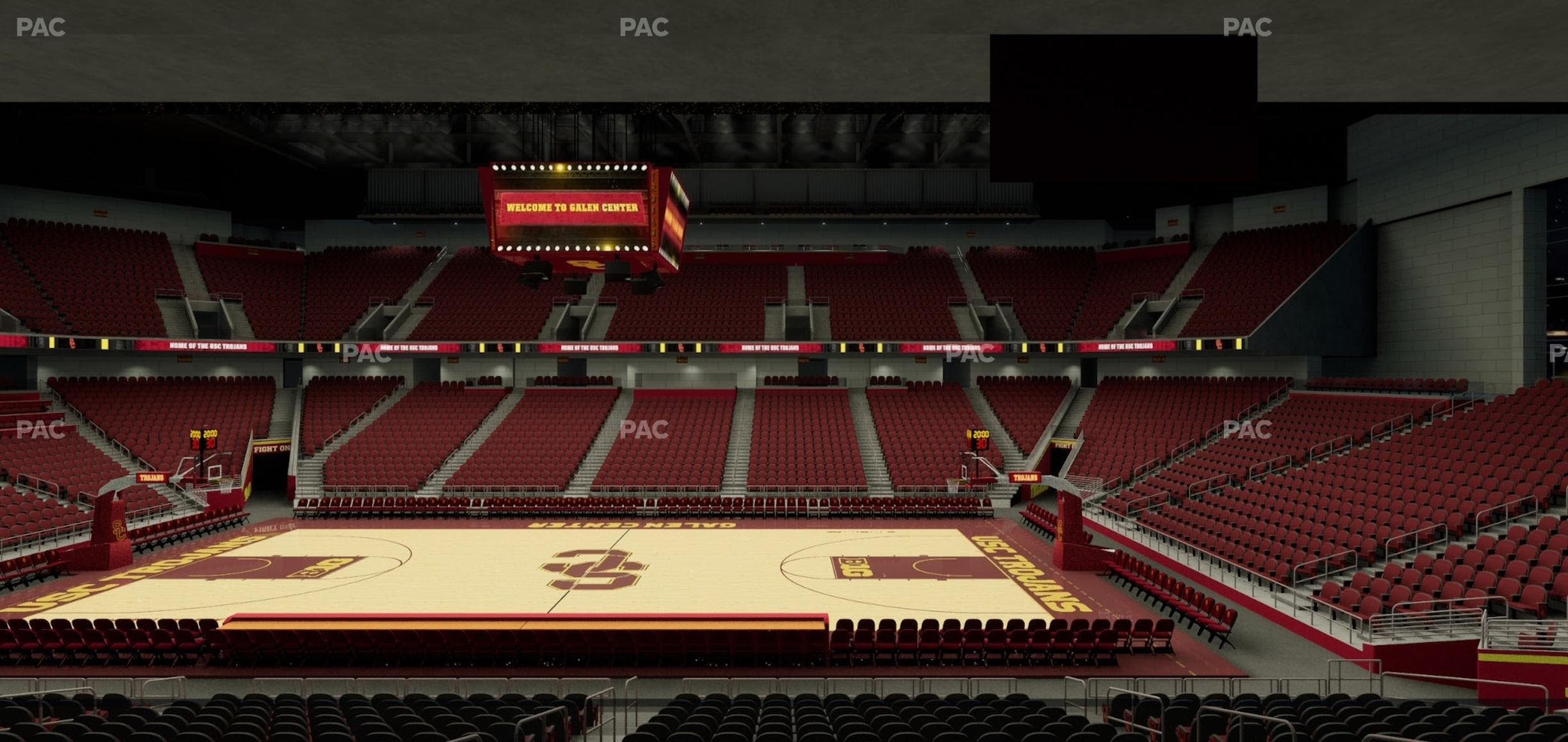 Galen Center - Section 117 Seat View