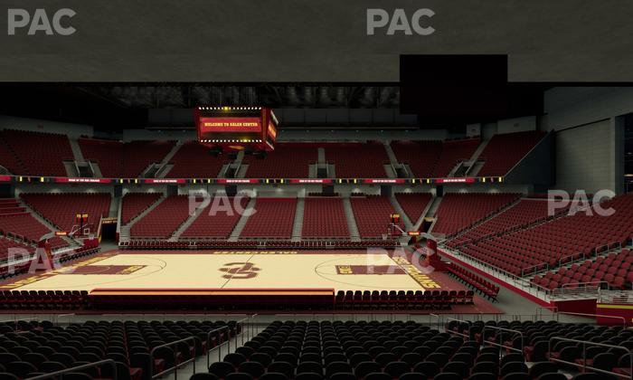 Galen Center - Section 117 Seat View