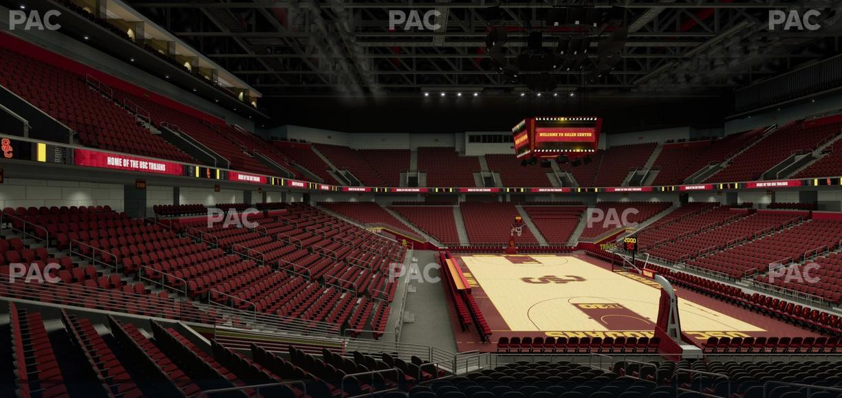 Galen Center - Section 121 Seat View