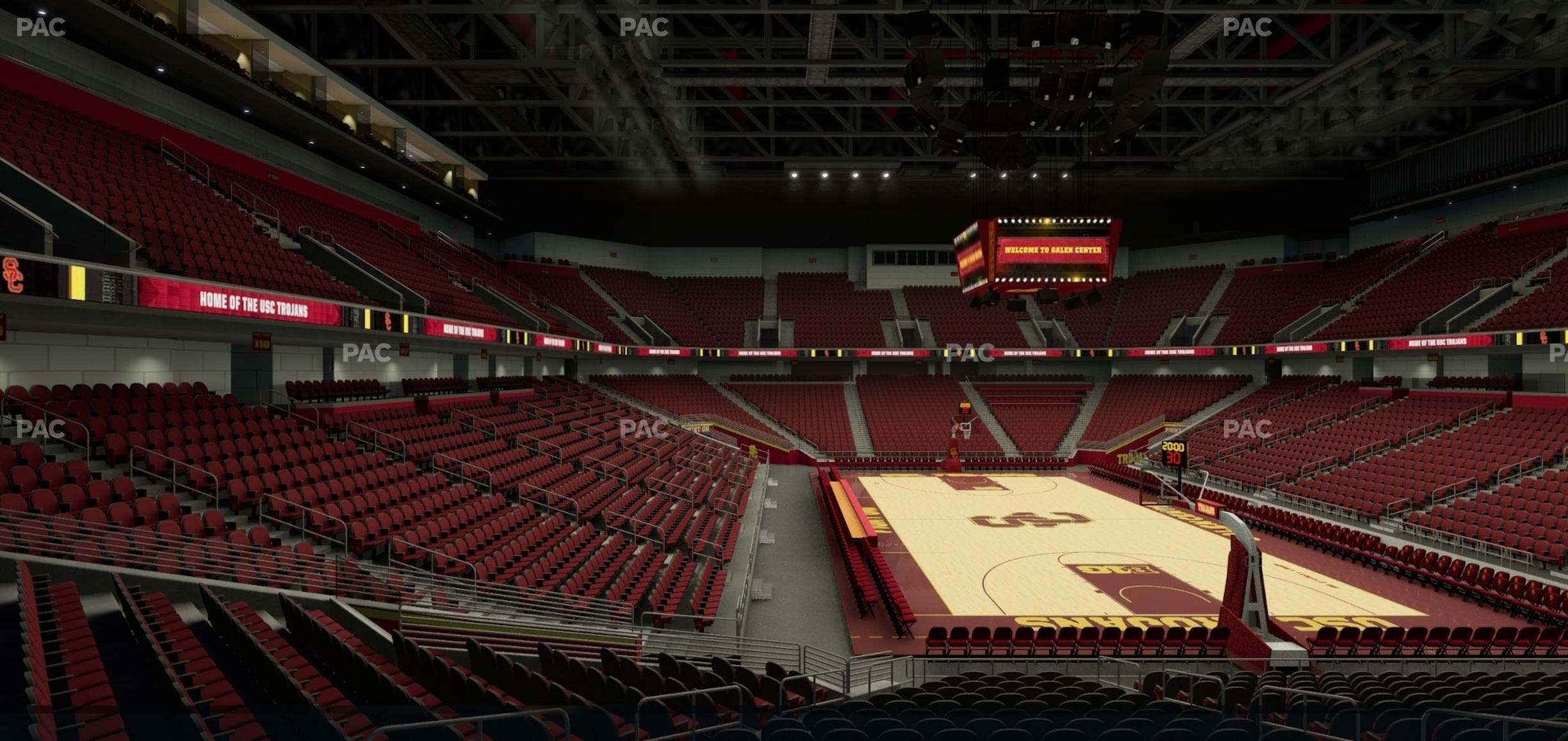 Galen Center - Section 121 Seat View