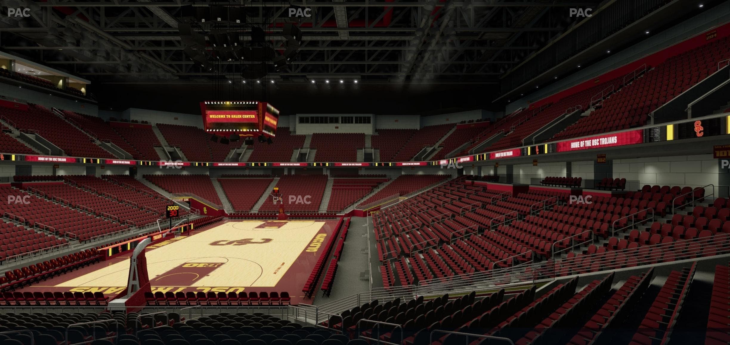 Galen Center - Section 123 Seat View