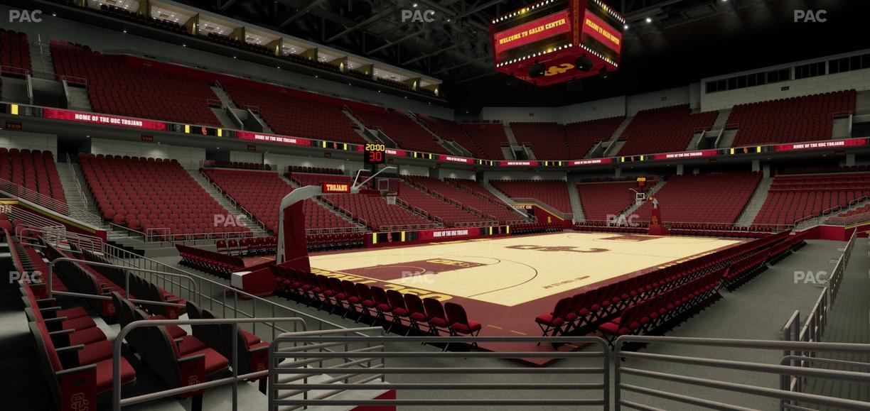 Galen Center - Section 124 Seat View