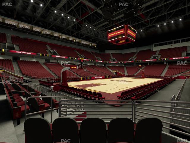 Galen Center - Section 124 Seat View