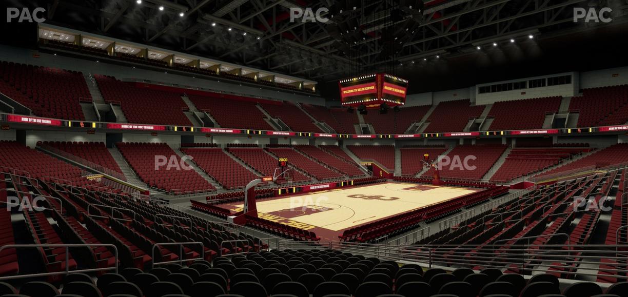 Galen Center - Section 124 Seat View