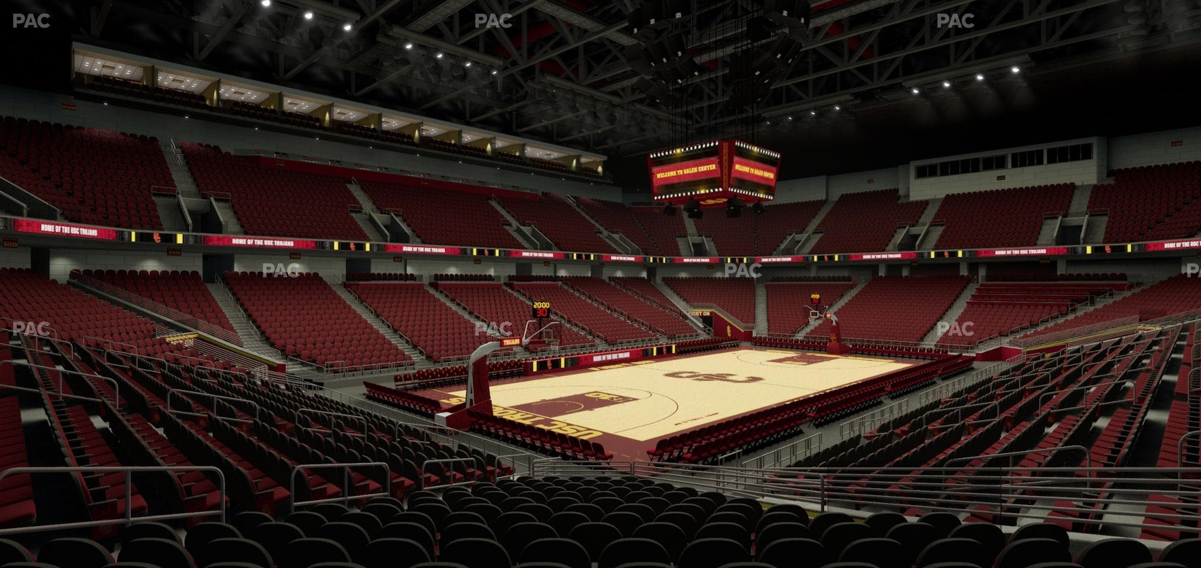 Galen Center - Section 124 Seat View