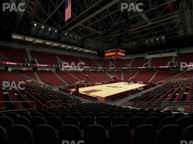 Galen Center - Section 124 Seat View Galen Center - Section 124 Seat View