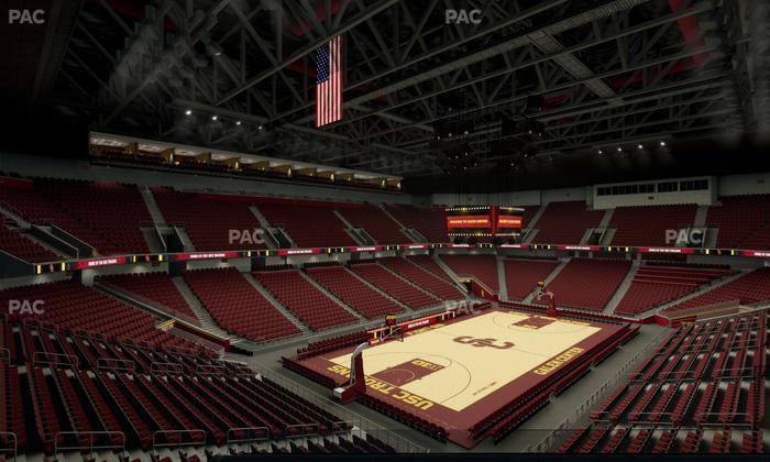 Galen Center - Section 201 Seat View