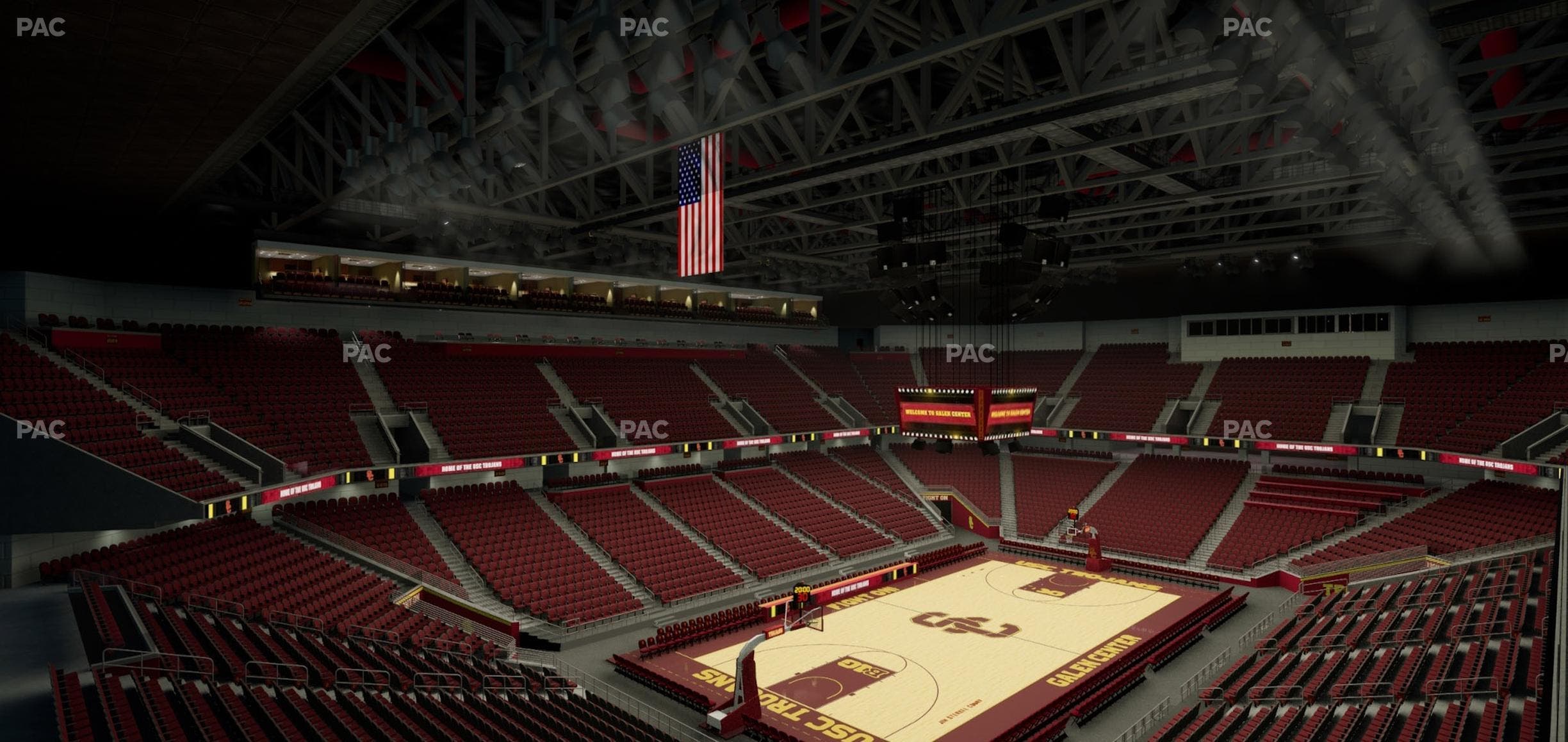 Galen Center - Section 201 Seat View