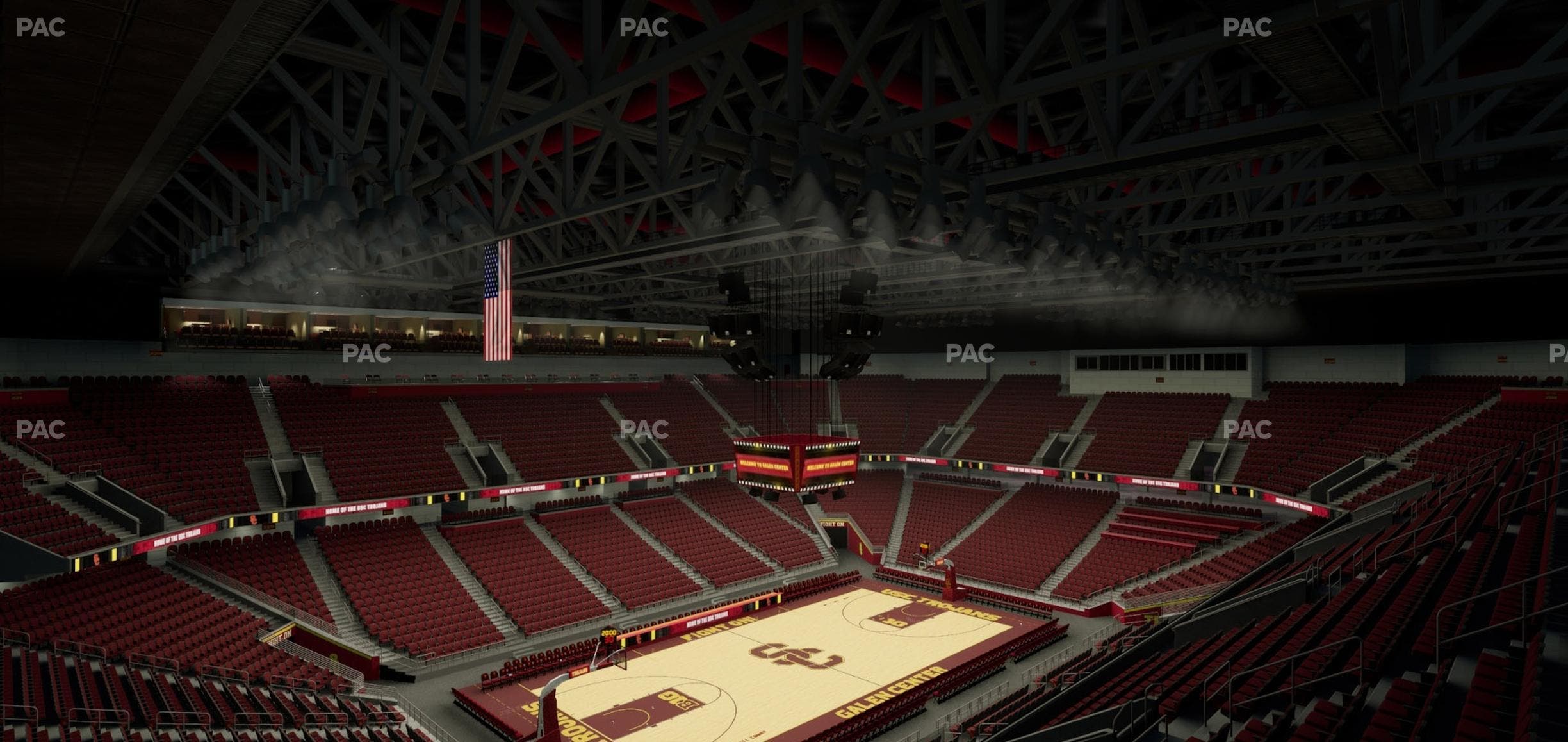 Galen Center - Section 202 Seat View