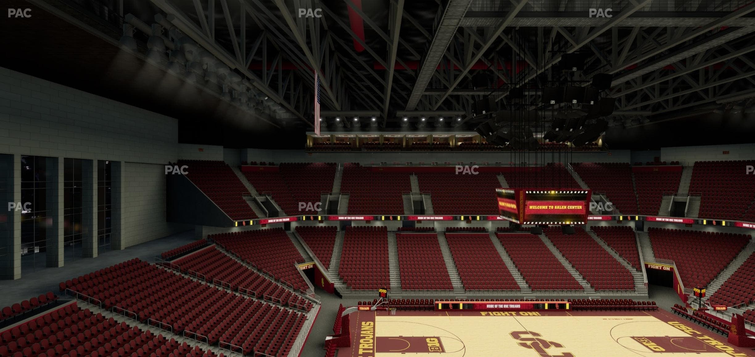 Galen Center - Section 204 Seat View