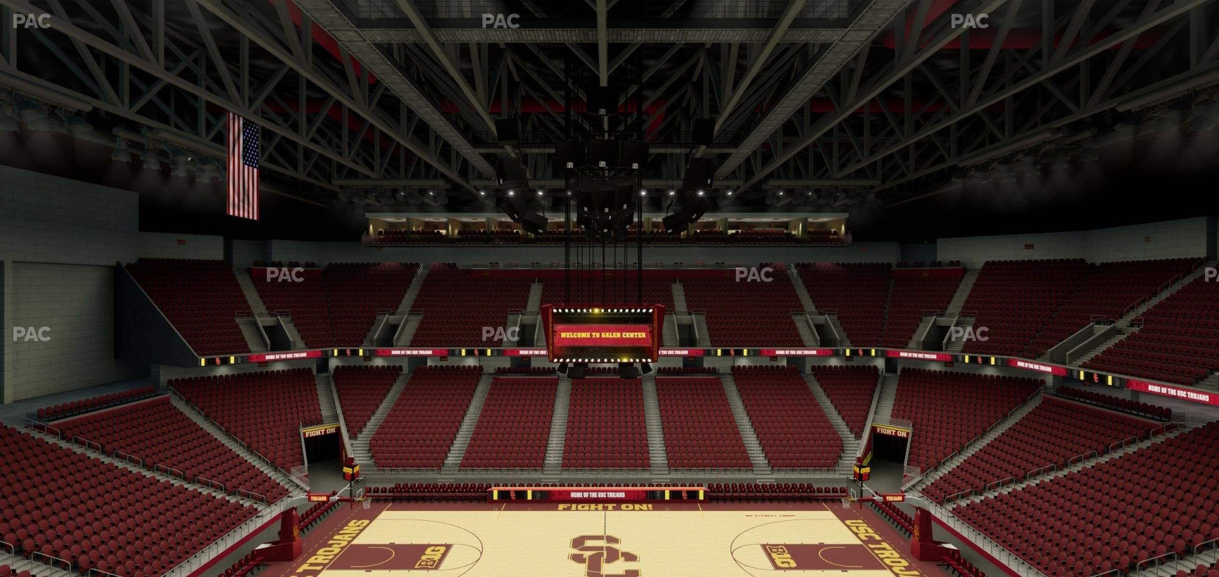 Galen Center - Section 205 Seat View