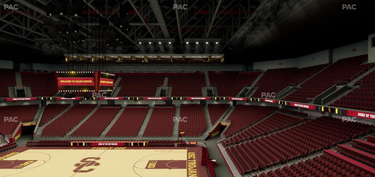 Galen Center - Section 206 Seat View