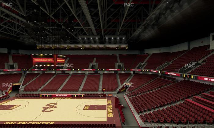 Galen Center - Section 206 Seat View