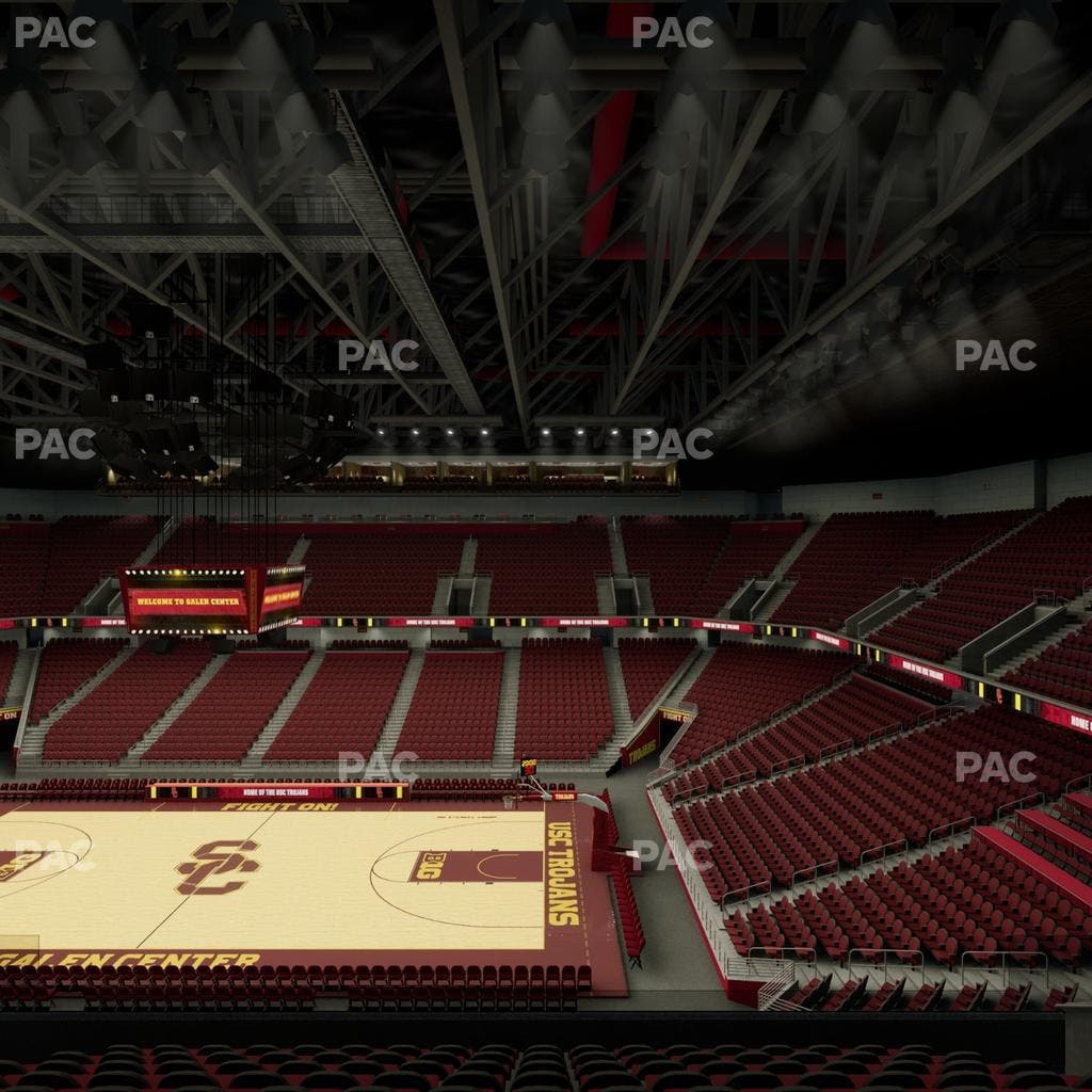 Galen Center - Section 206 Seat View