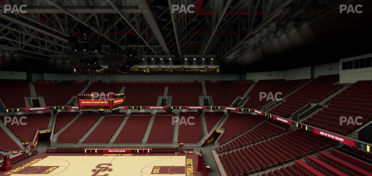 Galen Center - Section 206 Seat View