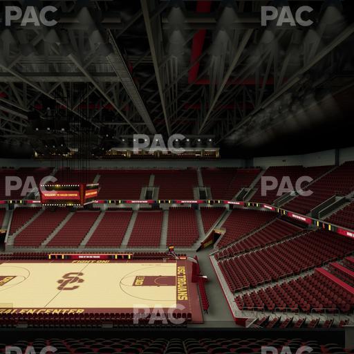 Galen Center - Section 206 Seat View