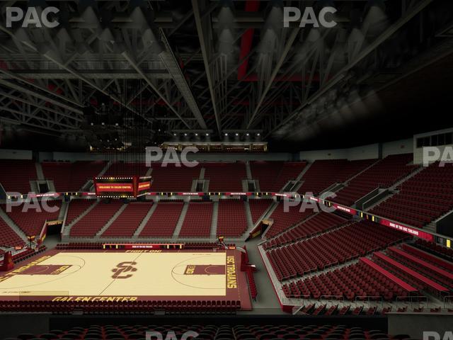 Galen Center - Section 206 Seat View