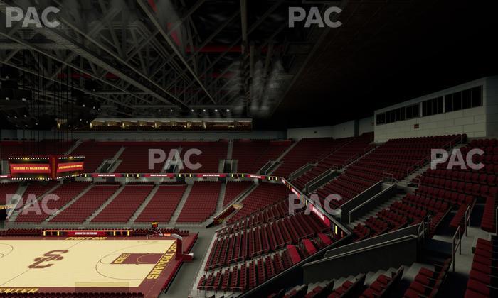 Galen Center - Section 207 Seat View