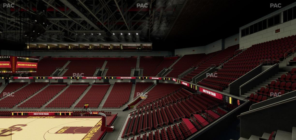 Galen Center - Section 207 Seat View