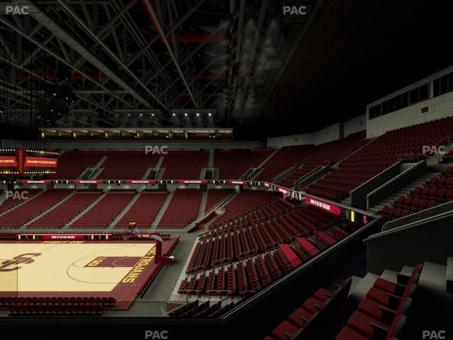Galen Center - Section 207 Seat View