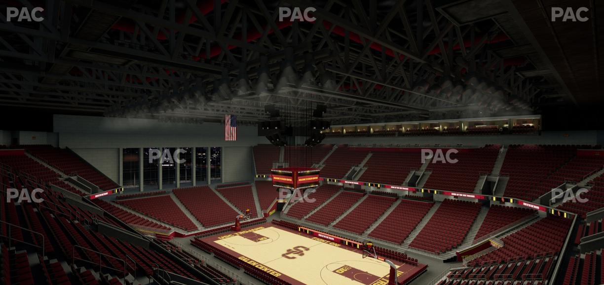 Galen Center - Section 208 Seat View