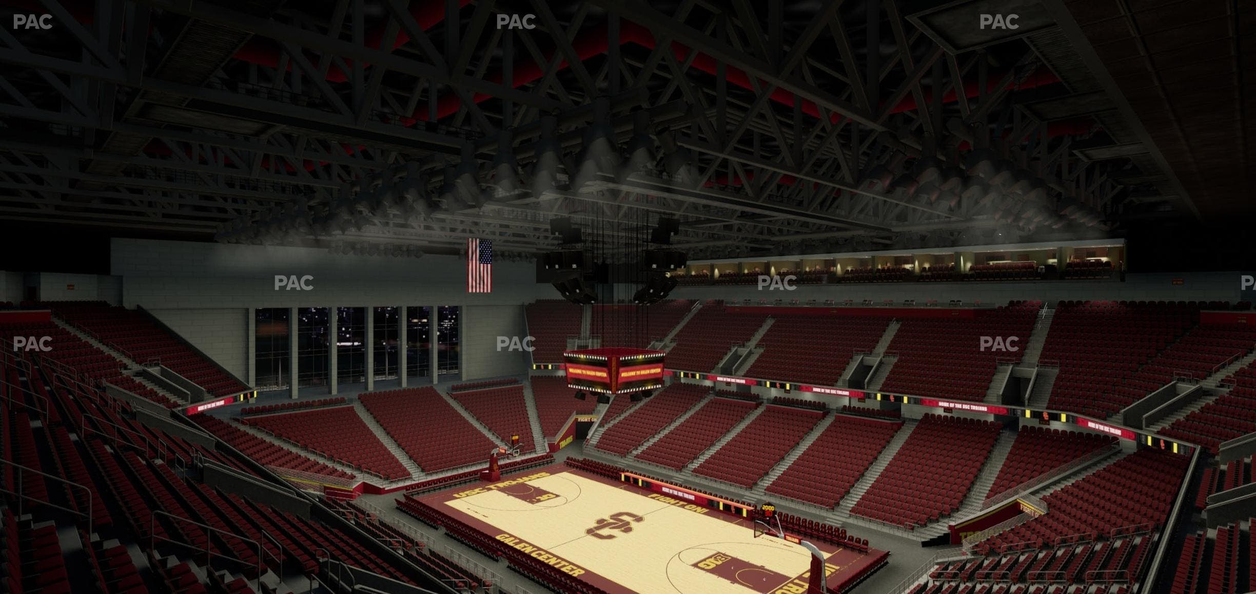 Galen Center - Section 208 Seat View