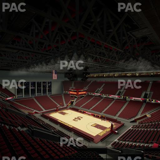 Galen Center - Section 208 Seat View