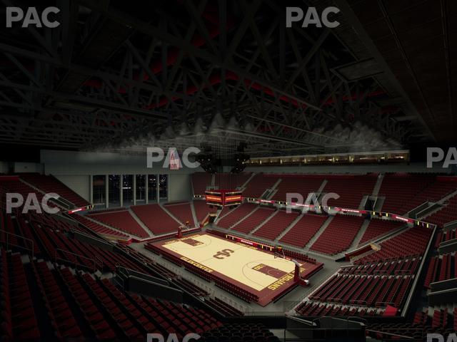 Galen Center - Section 208 Seat View