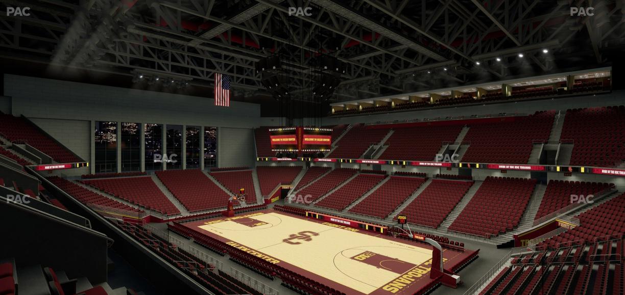 Galen Center - Section 208 Seat View