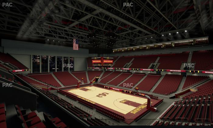 Galen Center - Section 208 Seat View