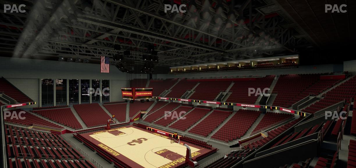 Galen Center - Section 209 Seat View