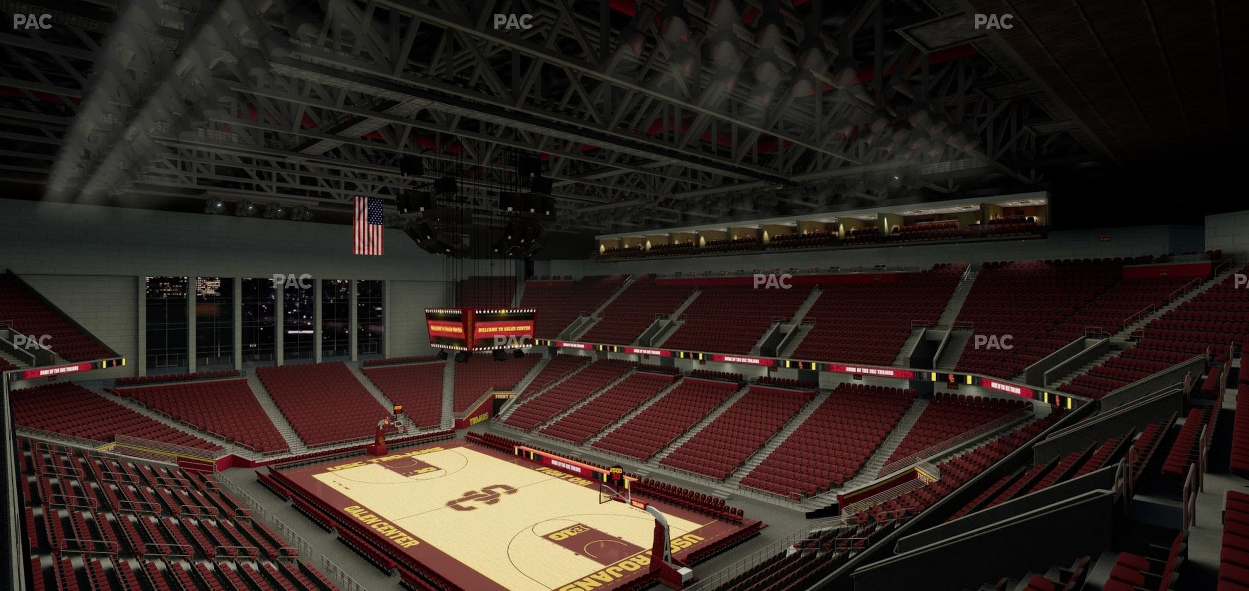 Galen Center - Section 209 Seat View