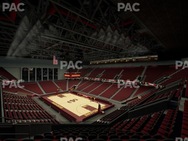Galen Center - Section 209 Seat View