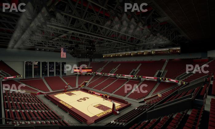Galen Center - Section 209 Seat View