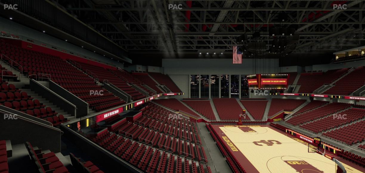 Galen Center - Section 210 Seat View