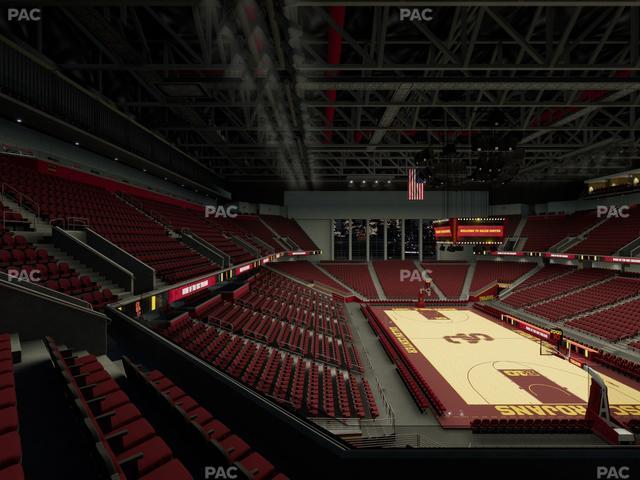 Galen Center - Section 210 Seat View