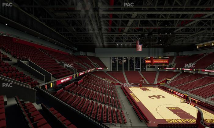 Galen Center - Section 210 Seat View