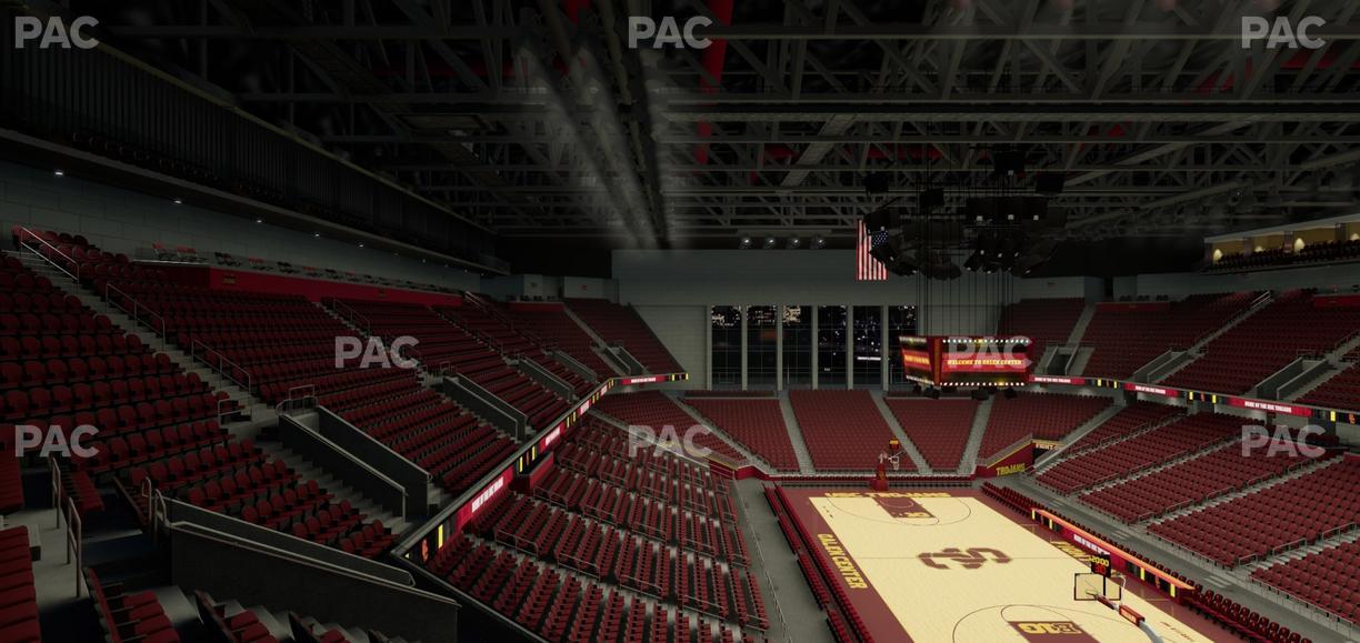 Galen Center - Section 210 Seat View