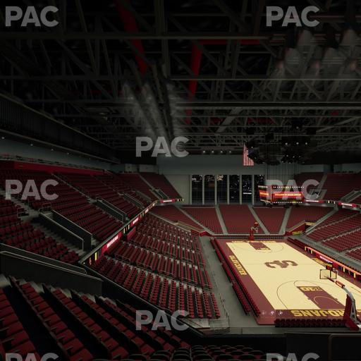 Galen Center - Section 210 Seat View